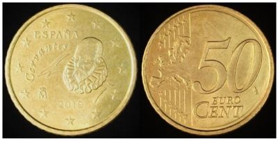 2019 Spain 50 euro cents
