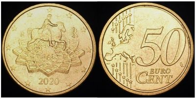 2020 Italy 50 Euro cents
