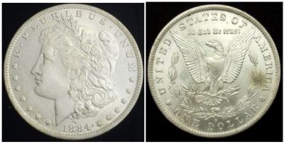USA 1884 O Morgan
