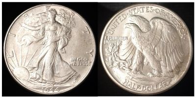1944 Walking Liberty Half Dollar
